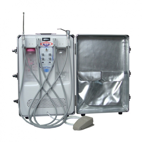 CP® Portable Dental Unit with Air Compressor Suction System 3 Way Syringe